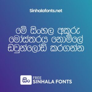 FM Rashmee Sinhala Font Preview image